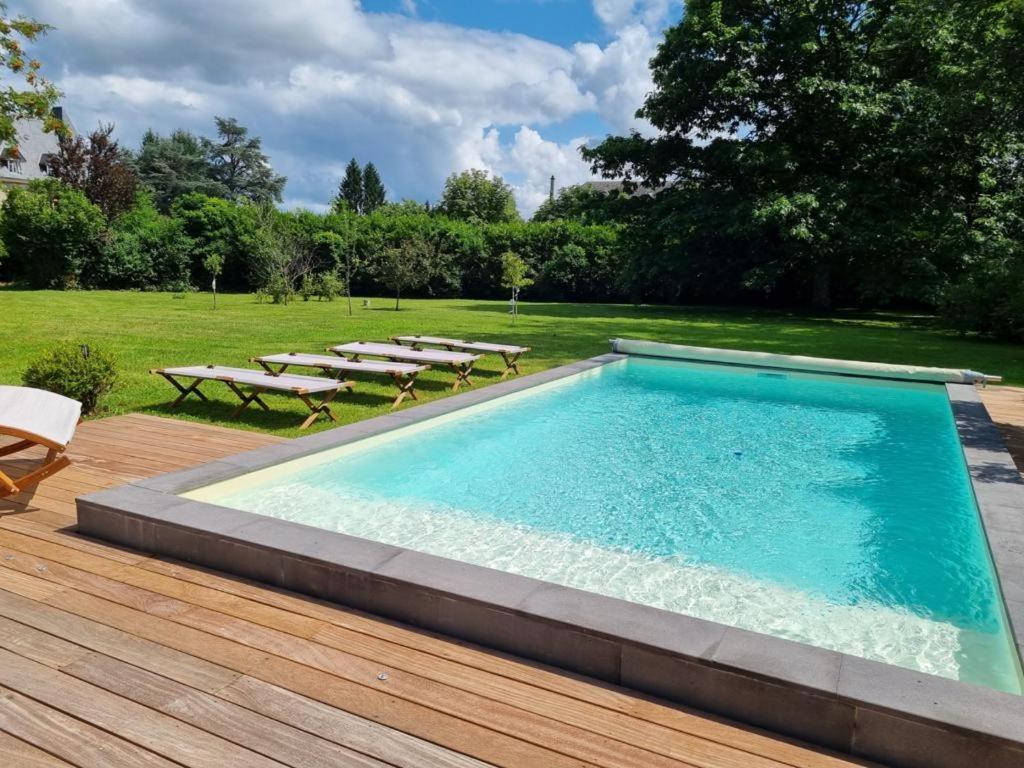 Villa Mura Gite Luxe Avec Piscine Et Spa Campagne Et Grand Air Nouvelle Aquitaine Correze Neuvic  Ngoại thất bức ảnh